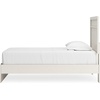 image:imageSignature Design by Ashley Twin Bed Frame Belachime CharcoalWhite