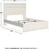 image:imageSignature Design by Ashley Twin Bed Frame Belachime CharcoalWhite