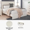 image:imageSignature Design by Ashley Twin Bed Frame Belachime CharcoalWhite