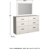 image:imageSignature Design by Ashley Twin Bed Frame Belachime CharcoalWhite