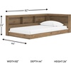 image:imageSignature Design by Ashley Twin Bookcase Storage Platform Bed Honey