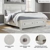 image:imageSignature Design by Ashley Twin Over Full Bunk Bed with Storage WhiteAntique White