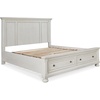 image:imageSignature Design by Ashley Twin Over Full Bunk Bed with Storage WhiteAntique White