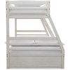 image:imageSignature Design by Ashley Twin Over Full Bunk Bed with Storage WhiteAntique White