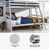 image:imageSignature Design by Ashley Twin Over Full Bunk Bed with Storage WhiteAntique White