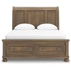 image:imageSignature Design by Ashley Twin Over Full Bunk Bed with Storage WhiteBrown