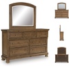 image:imageSignature Design by Ashley Twin Over Full Bunk Bed with Storage WhiteBrown