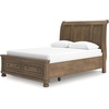image:imageSignature Design by Ashley Twin Over Full Bunk Bed with Storage WhiteBrown