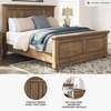 image:imageSignature Design by Ashley Twin Over Full Bunk Bed with Storage WhiteBrown