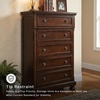 image:imageSignature Design by Ashley Twin Over Full Bunk Bed with Storage WhiteDark Brown