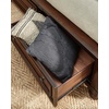 image:imageSignature Design by Ashley Twin Over Full Bunk Bed with Storage WhiteDark Brown