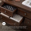 image:imageSignature Design by Ashley Twin Over Full Bunk Bed with Storage WhiteDark Brown