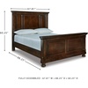 image:imageSignature Design by Ashley Twin Over Full Bunk Bed with Storage WhiteDark Brown