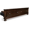 image:imageSignature Design by Ashley Twin Over Full Bunk Bed with Storage WhiteDark Brown
