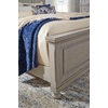 image:imageSignature Design by Ashley Twin Over Full Bunk Bed with Storage WhiteLight Gray