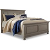 image:imageSignature Design by Ashley Twin Over Full Bunk Bed with Storage WhiteLight Gray