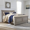 image:imageSignature Design by Ashley Twin Over Full Bunk Bed with Storage WhiteLight Gray
