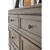 image:imageSignature Design by Ashley Twin Over Full Bunk Bed with Storage WhiteLight Gray