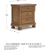 image:imageSignature Design by Ashley Twin Over Full Bunk Bed with Storage WhiteMedium Brown