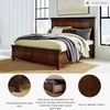 image:imageSignature Design by Ashley Twin Over Full Bunk Bed with Storage WhiteRustic Brown