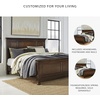 image:imageSignature Design by Ashley Twin Over Full Bunk Bed with Storage WhiteRustic Brown