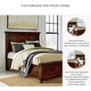 image:imageSignature Design by Ashley Twin Over Full Bunk Bed with Storage WhiteRustic Brown