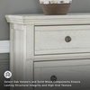 image:imageSignature Design by Ashley Twin Over Full Bunk Bed with Storage WhiteWhite