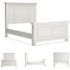 image:imageSignature Design by Ashley Twin Over Full Bunk Bed with Storage WhiteWhitewash