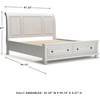 image:imageSignature Design by Ashley Twin Over Full Bunk Bed with Storage WhiteWhitewash