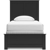 image:imageSignature Design by Ashley Twin Panel Bed Frame Kids Maribel Black