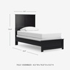 image:imageSignature Design by Ashley Twin Panel Bed Frame Kids Maribel Black