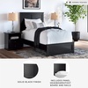 image:imageSignature Design by Ashley Twin Panel Bed Frame Kids Maribel Black