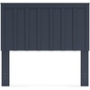 image:imageSignature Design by Ashley Twin Panel Headboard Farmhouse Navy BlueFull