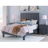 image:imageSignature Design by Ashley Twin Panel Headboard Farmhouse Navy BlueFull