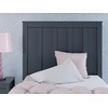 image:imageSignature Design by Ashley Twin Panel Headboard Farmhouse Navy BlueTwin