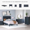 image:imageSignature Design by Ashley Twin Panel Headboard Farmhouse Navy BlueTwin