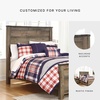 image:imageSignature Design by Ashley Twin Panel Headboard Only Brown TrinellFull