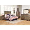 image:imageSignature Design by Ashley Twin Panel Headboard Only Brown TrinellFull