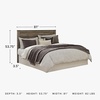 image:imageSignature Design by Ashley Twin Panel Headboard Only Brown TrinellKingCal King