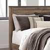 image:imageSignature Design by Ashley Twin Panel Headboard Only Brown TrinellQueen