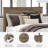 image:imageSignature Design by Ashley Twin Panel Headboard Only Brown TrinellQueen