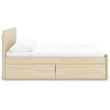image:imageSignature Design by Ashley Twin Platform Bed Frame NaturalLight Brown