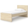 image:imageSignature Design by Ashley Twin Platform Bed Frame NaturalLight Brown