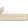 image:imageSignature Design by Ashley Twin Platform Bed Frame NaturalLight Brown