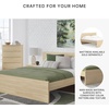image:imageSignature Design by Ashley Twin Platform Bed Frame NaturalLight Brown