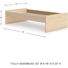 image:imageSignature Design by Ashley Twin Platform Bed Frame NaturalLight Brown