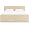image:imageSignature Design by Ashley Twin Platform Bed Frame NaturalLight Brown