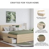image:imageSignature Design by Ashley Twin Platform Bed Frame NaturalLight Brown