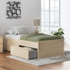 image:imageSignature Design by Ashley Twin Platform Bed Frame NaturalLight Brown