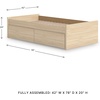 image:imageSignature Design by Ashley Twin Platform Bed Frame NaturalLight Brown